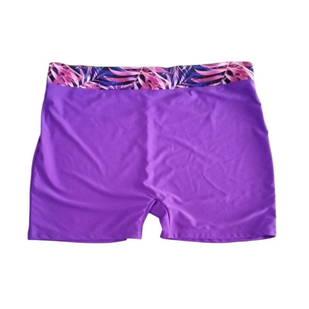 Mooncore V-Neck Twist Tankini Set, Size 4XL, Pink Purple, NWT - Picture 4 of 8